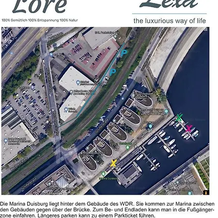 Hausboot Lore Hotel en barco Duisburg